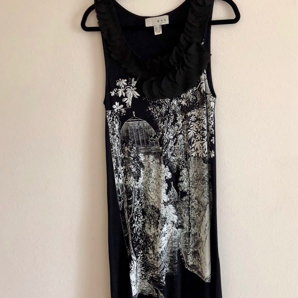 MANGO BLACK CUTE DRESS